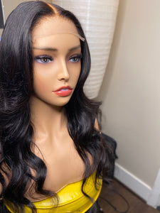 Body Wave Front Lace Wig Middle Part